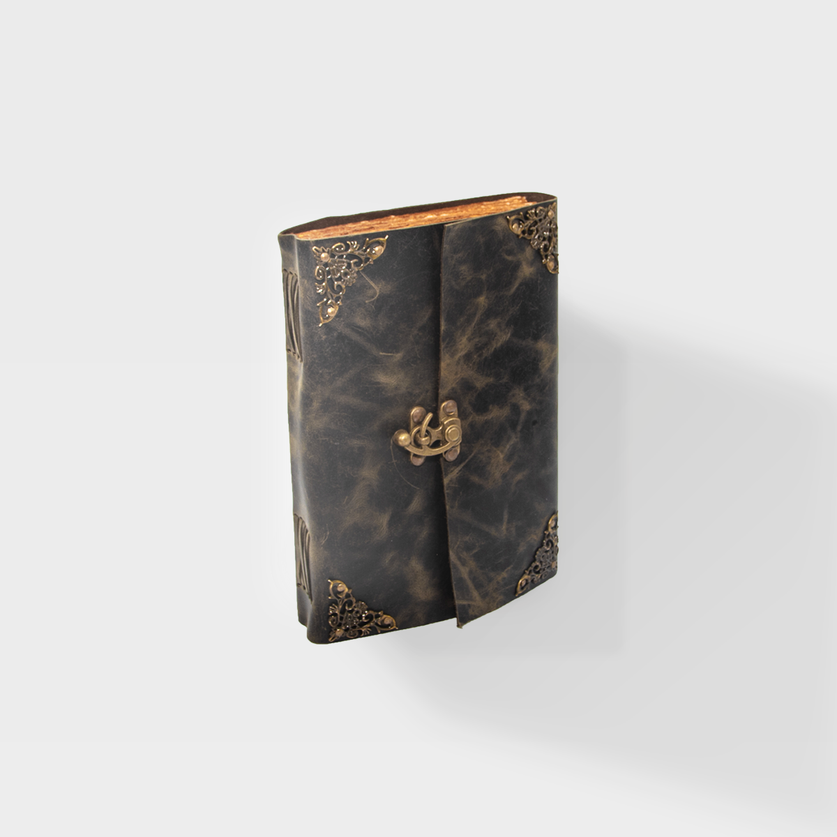 Black Buffalo -7x10 - Distressed Leather Journal