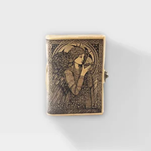 Celtic Sister - Angels of the Harvest - 5x7 - Yellow Leather Journal