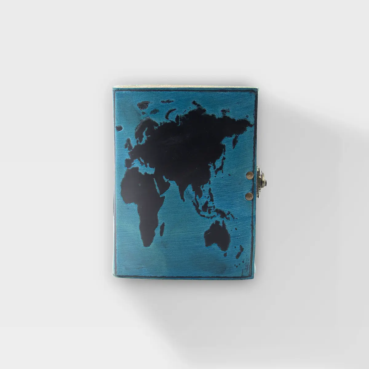 Blue World travelers journal 5x7 Front Cover