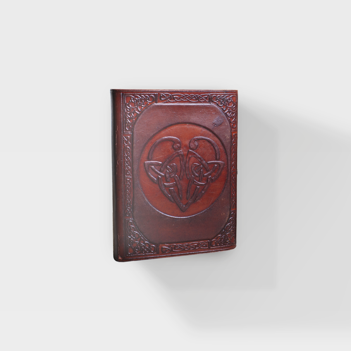 Celtic Hearts - 5x7 - Leather Journal