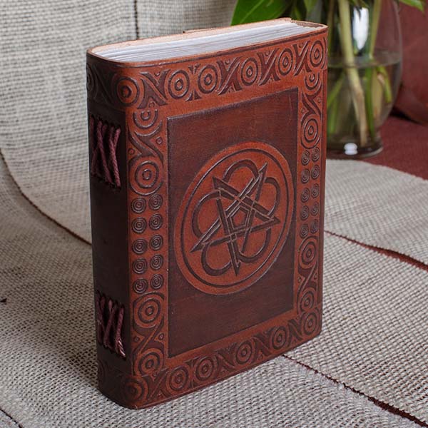 Pentacle - 5x7 - Leather Journal - Image 3