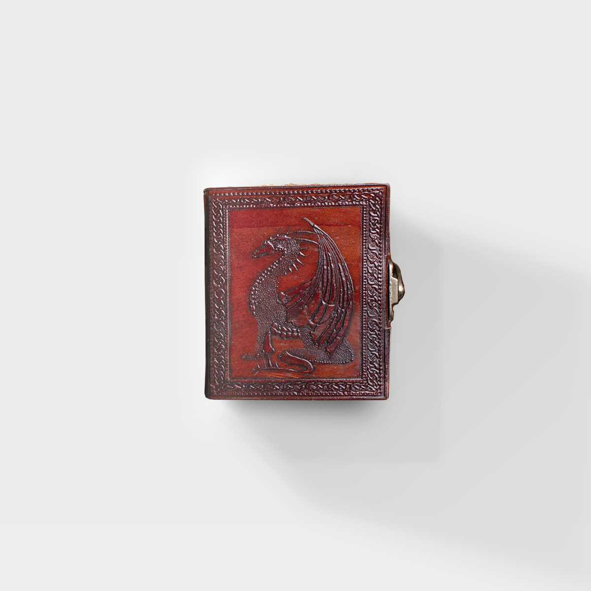 Dragon - 4x5 - Pocket Leather Travel Journal