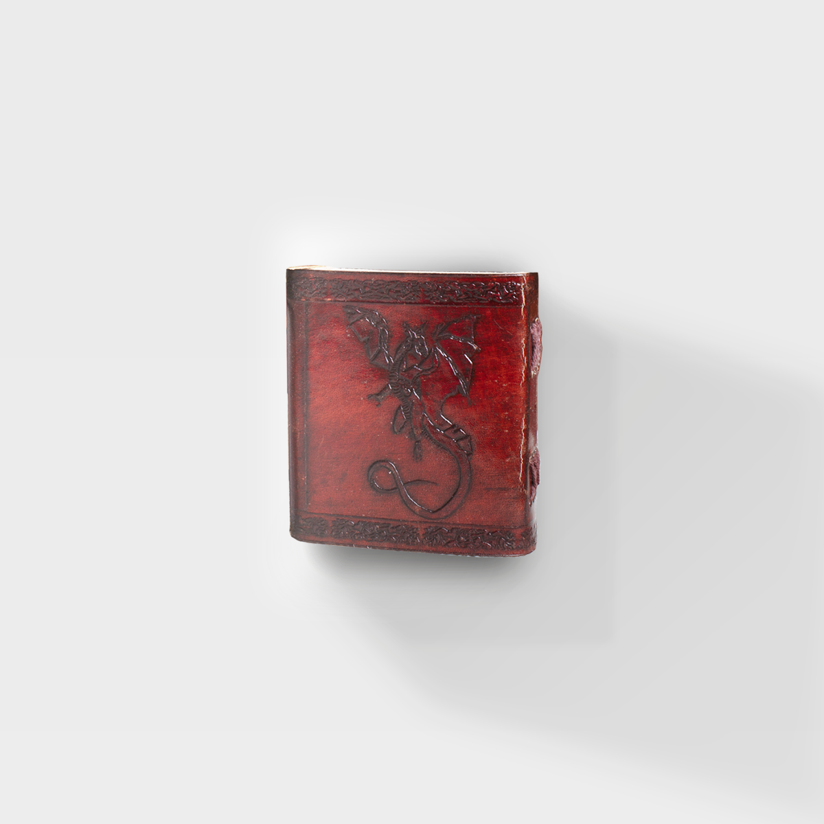 Dragon Fire - 4x5 - Pocket Leather Journal