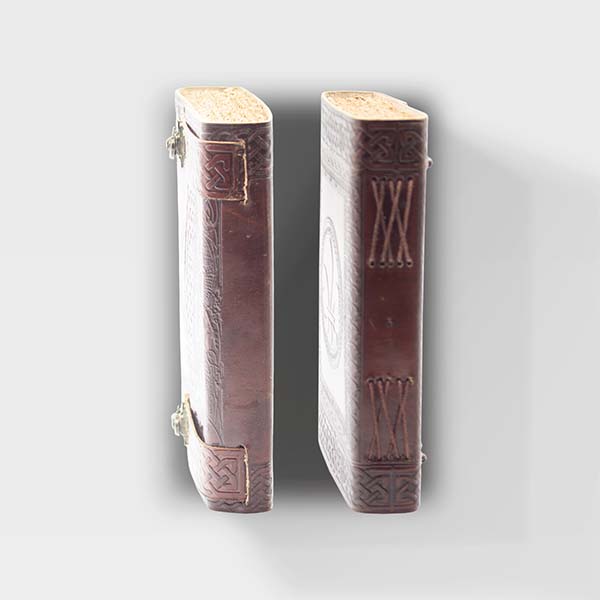 Fleur-De-Lis French Flower - 6x9 - Leather Journal - Image 3