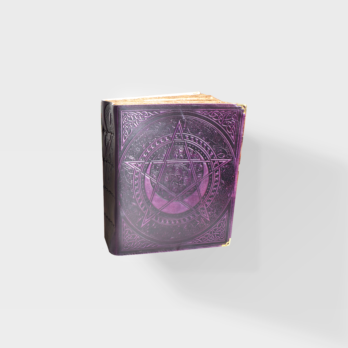 Purple Book of Shadows - 8x10 - Leather Journal