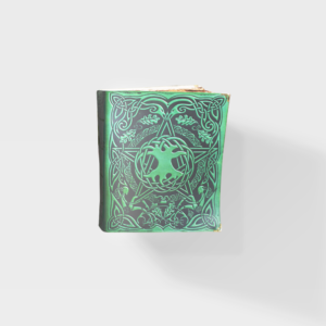 Universal tree of life book of shadows 8x10 jen delyth Earth Pentacle - Book Of Shadows - Jen Delyth - 8x10 - Green Leather Journal