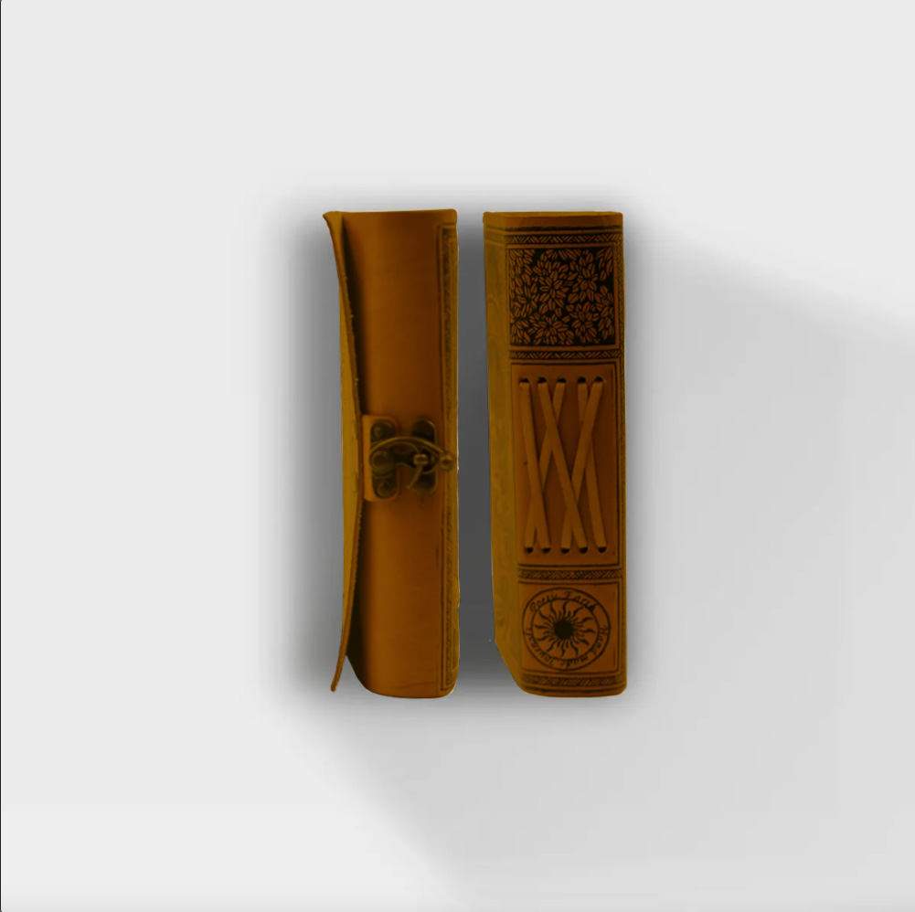 Brown Celtic tree of life sacred wells Spine