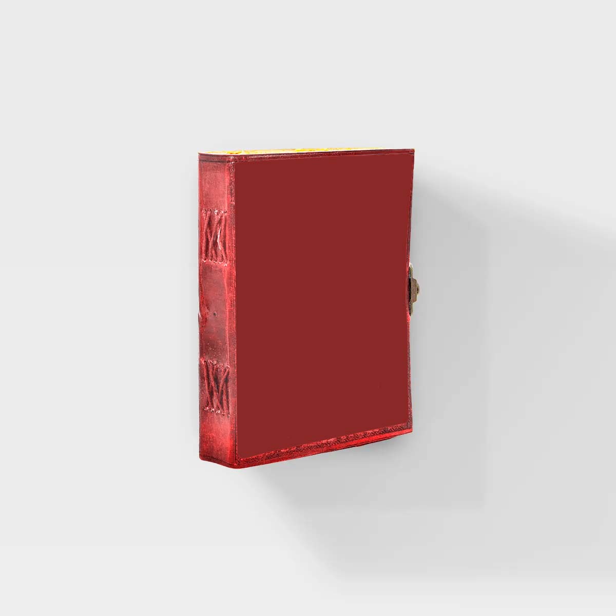 Epona the Celtic Protector of Horses - 5x7 - Red Leather Journal