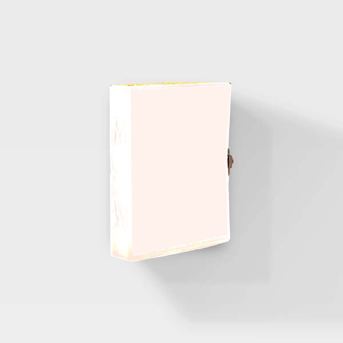 Epona the Celtic Protector of Horses - 5x7 - White Leather Journal