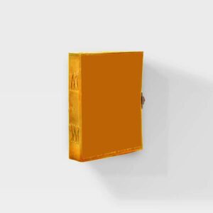 Epona the Celtic Protector of Horses - 5x7 - Yellow Leather Journal