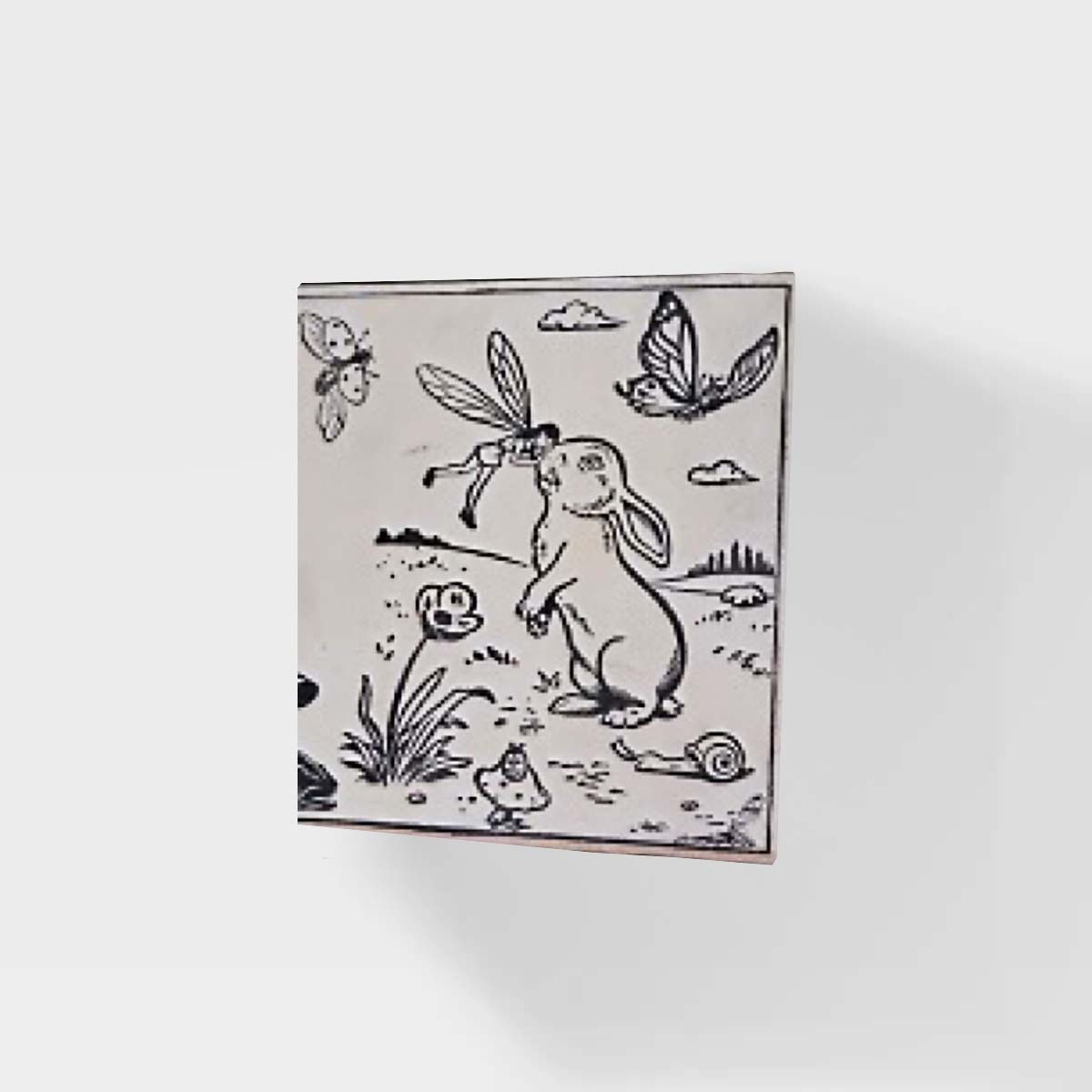 Fairy Mushroom - 5x7 - Plum Leather Journal